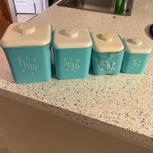 Vintage Retro Kitchen Canisters